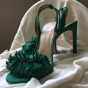 Banana Republic Green Sandals Size 7M
